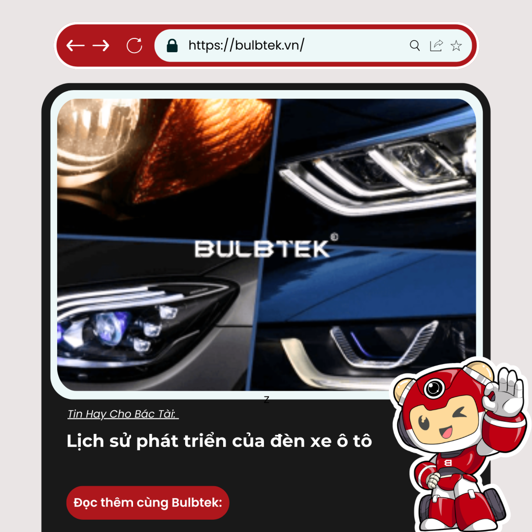 Lịch sử phát triển của đèn xe ô tô