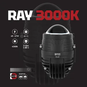 BI GẦM Ô TÔ 2.0 RAY 3000K BULBTEK