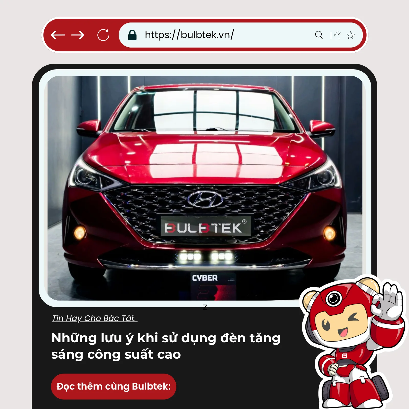 Những lưu ý khi sử dụng đèn tăng sáng công suất cao
