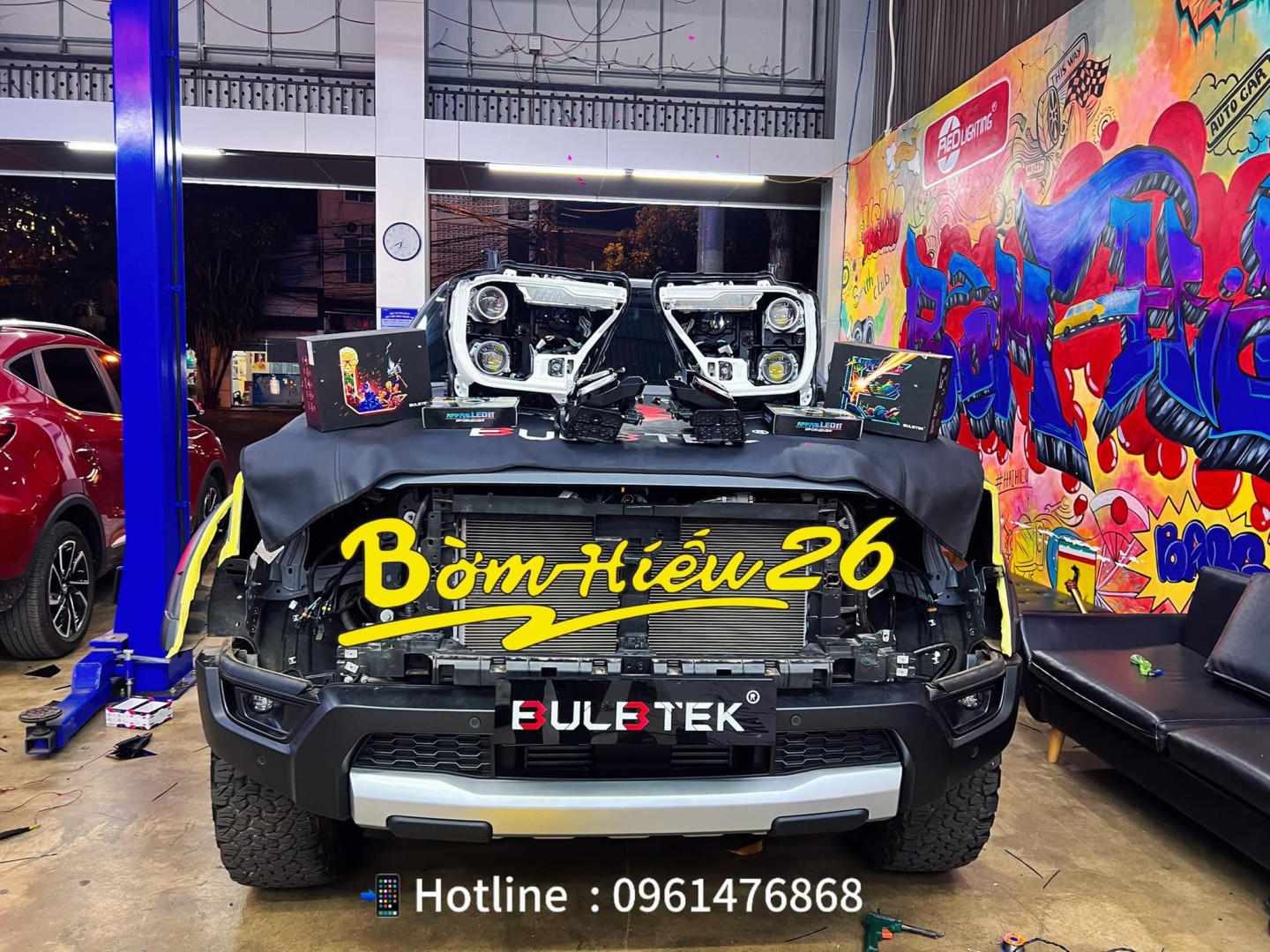 Đại lý Bờm Hiếu Auto chuyên độ đèn ô tô tại Buôn Mê Thuột