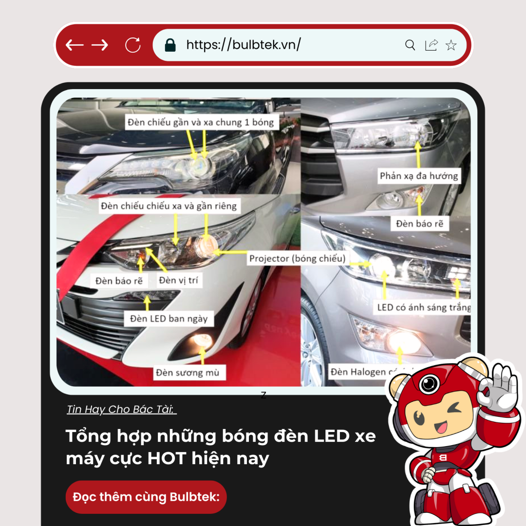 HƯỚNG DẪN SỬ DỤNG TỪNG LOẠI ĐÈN - ĐÈN TRỢ SÁNG Ô TÔ