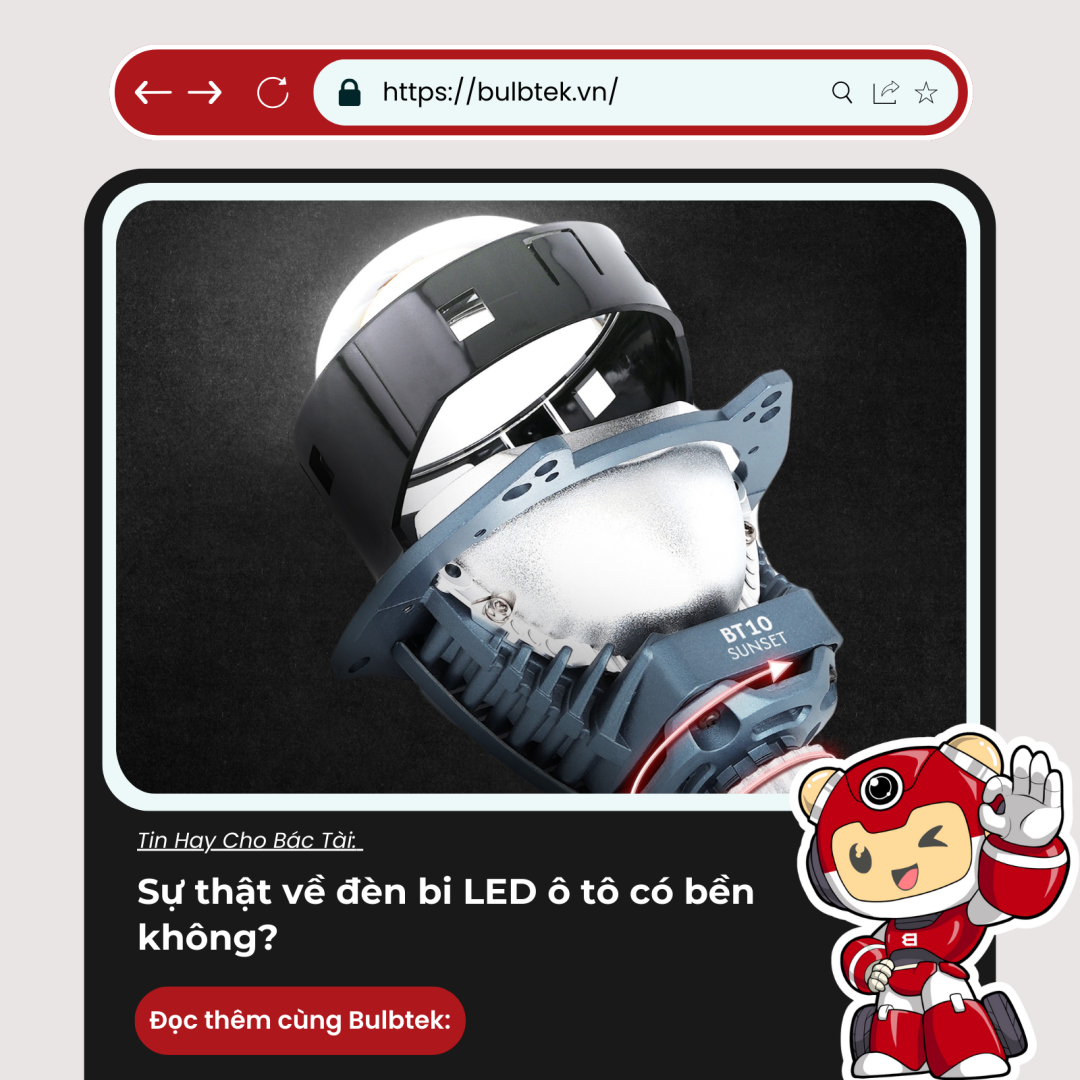 độ đèn bi LED ô tô có bền không