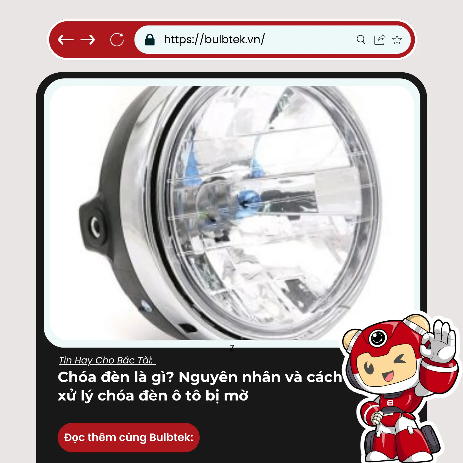 Chóa đèn là gì? Nguyên nhân và cách xử lý chóa đèn ô tô bị mờ
