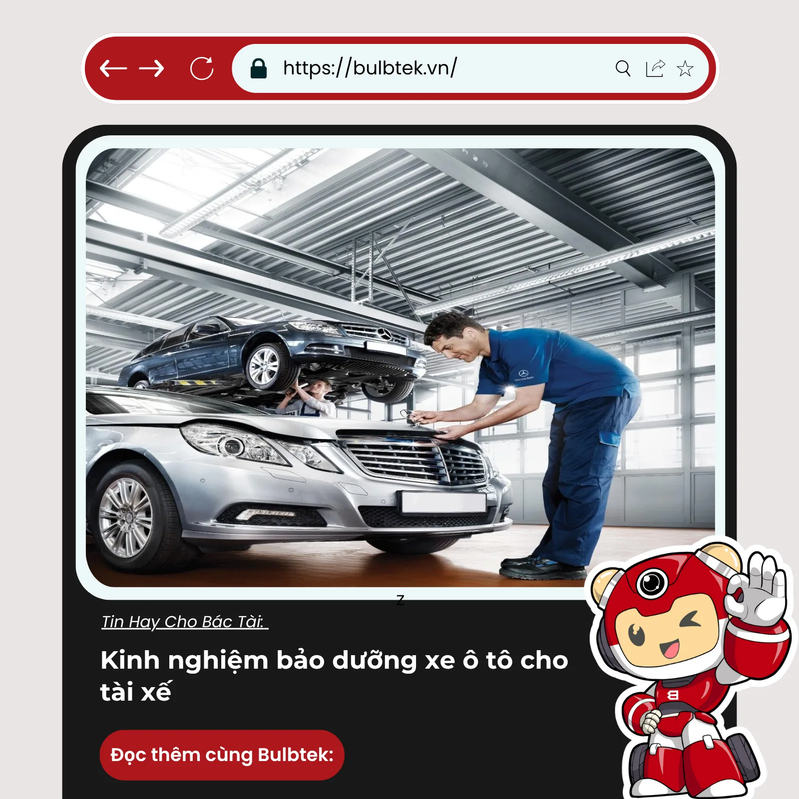Kinh nghiệm bảo dưỡng xe ô tô cho tài xế