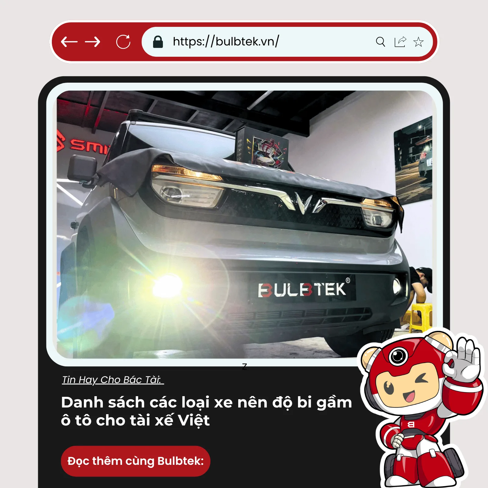 Danh sách các loại xe nên độ bi gầm ô tô cho tài xế Việt