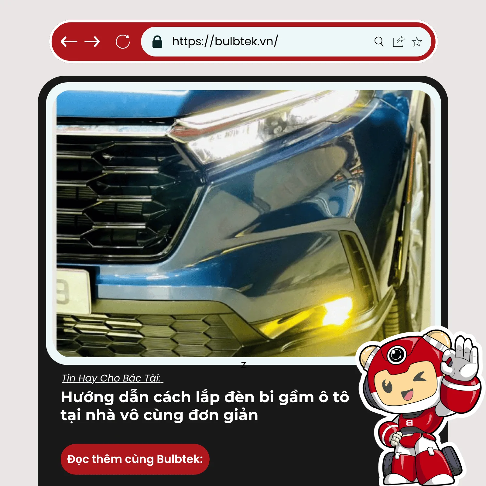 Hướng dẫn cách lắp đèn bi gầm ô tô tại nhà vô cùng đơn giản