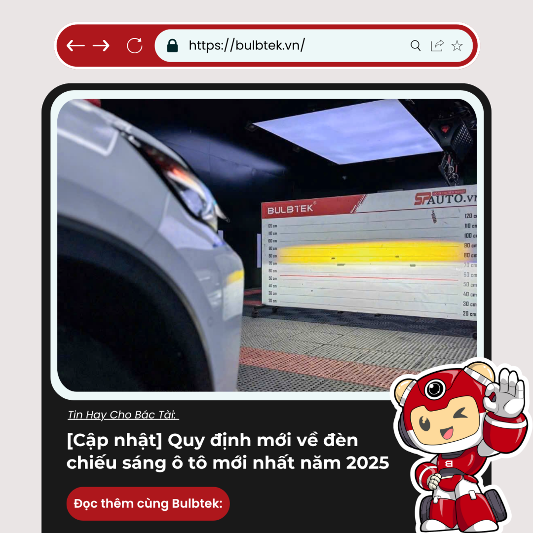 [Cập nhật] Quy định mới về đèn chiếu sáng ô tô mới nhất năm 2025