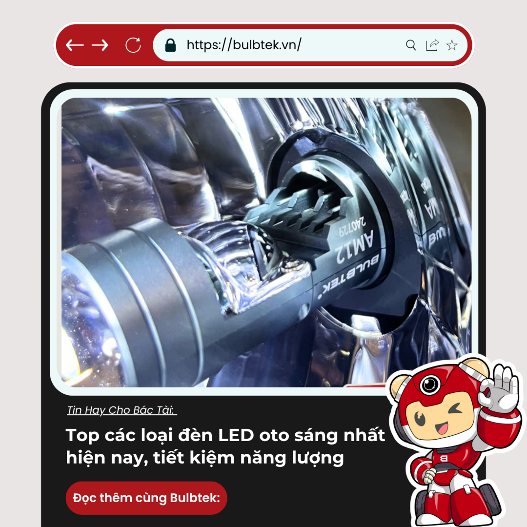 Top các loại đèn LED oto sáng nhất hiện nay, tiết kiệm năng lượng