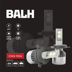 BÓNG LED Ô TÔ BALH CHÂN 9006 BULBTEK