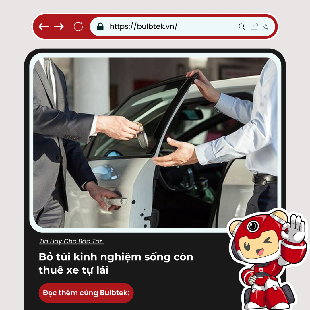 Bỏ túi kinh nghiệm sống còn thuê xe tự lái