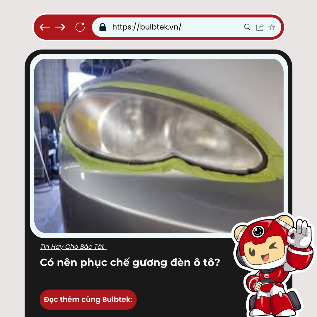 Có nên phục chế gương đèn ô tô?