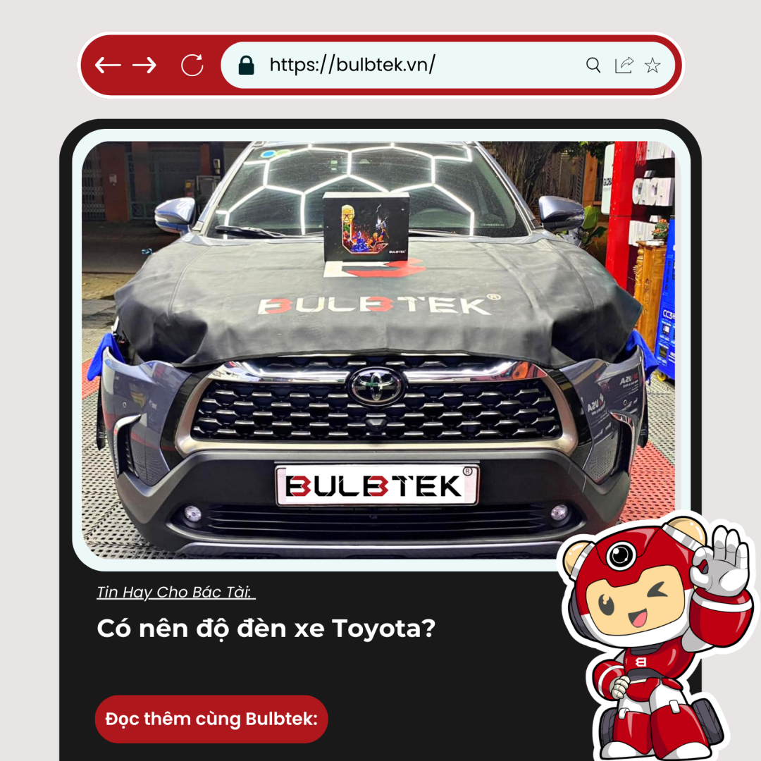 Có nên độ đèn xe Toyota?