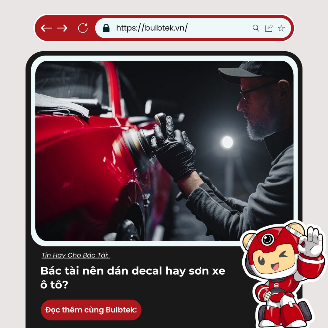Bác tài nên dán decal hay sơn xe ô tô?