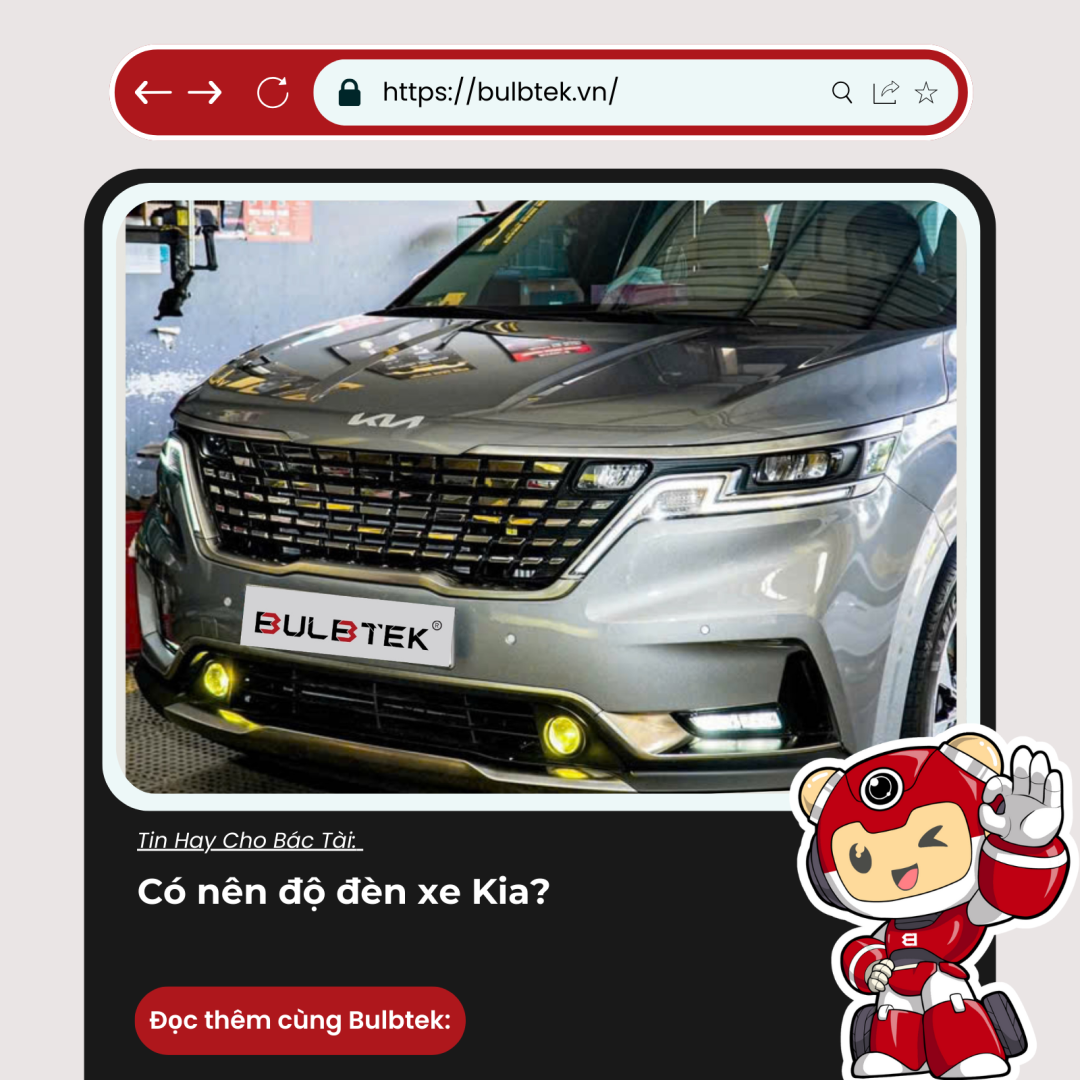 Có nên độ đèn xe Kia?