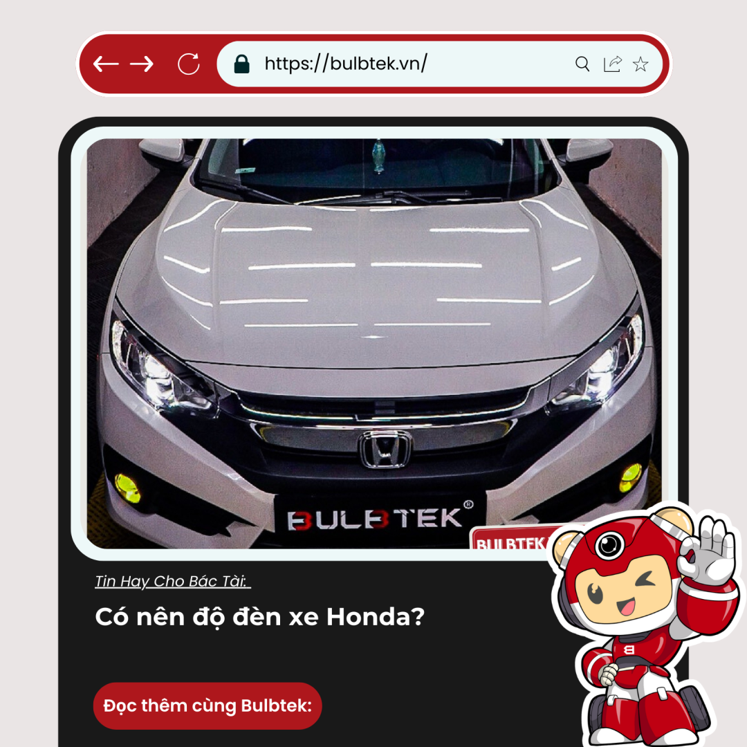 Có nên độ đèn xe Honda?
