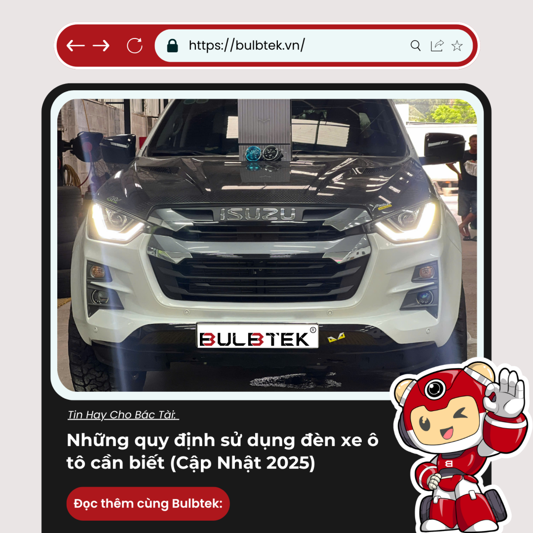Những quy định sử dụng đèn xe ô tô cần biết (Cập Nhật 2025)