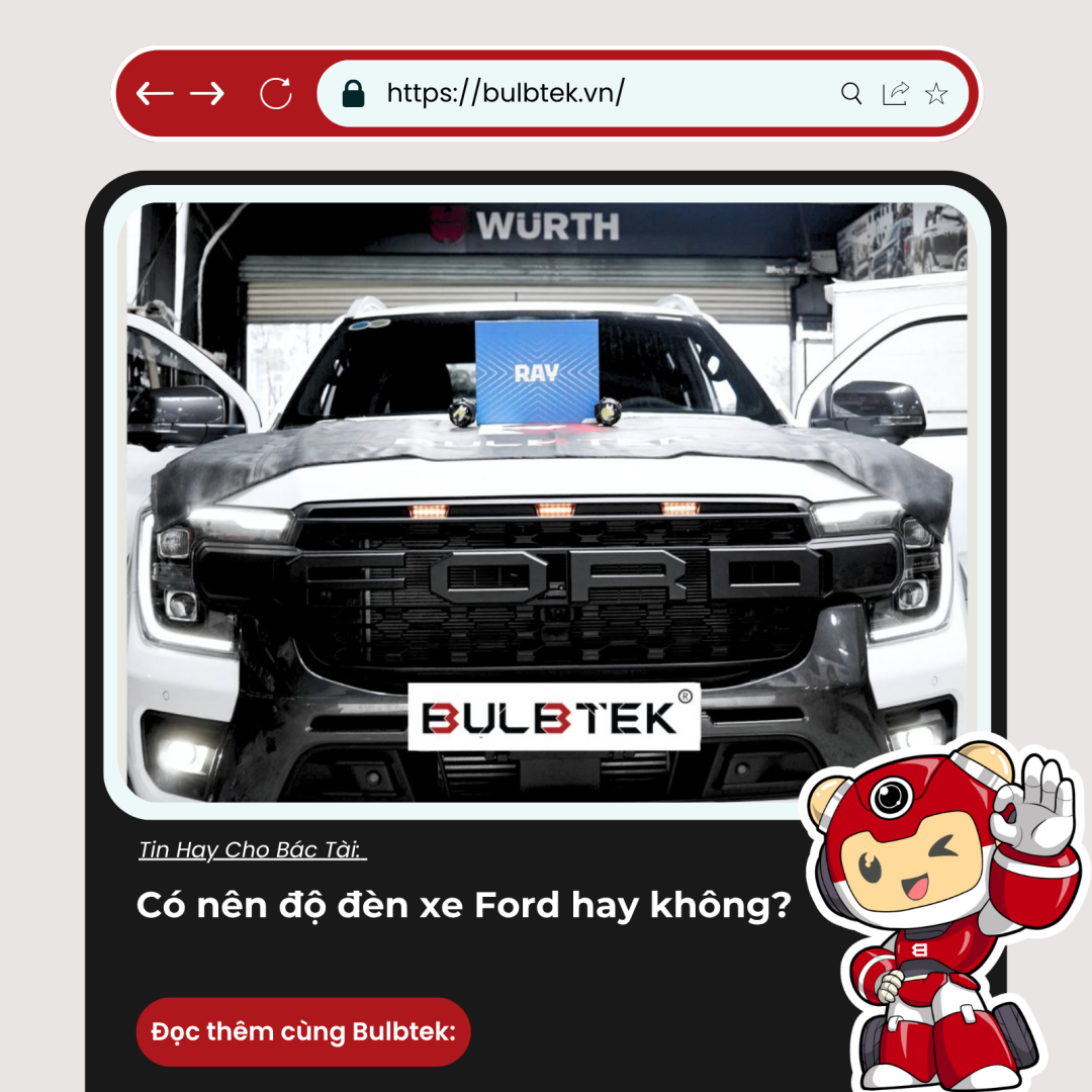 Có nên độ đèn xe Ford hay không?