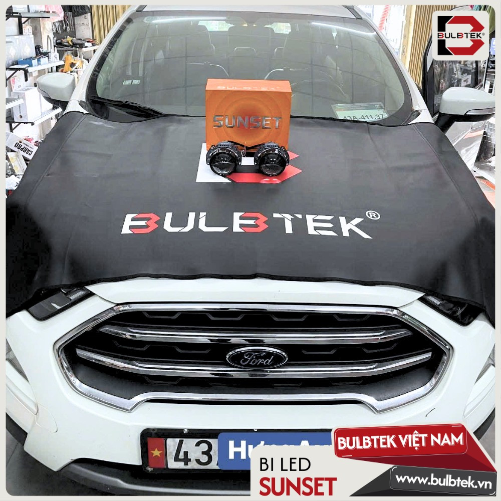 Ford Eco độ đèn pha Bi LED ô tô Sunset Bulbtek