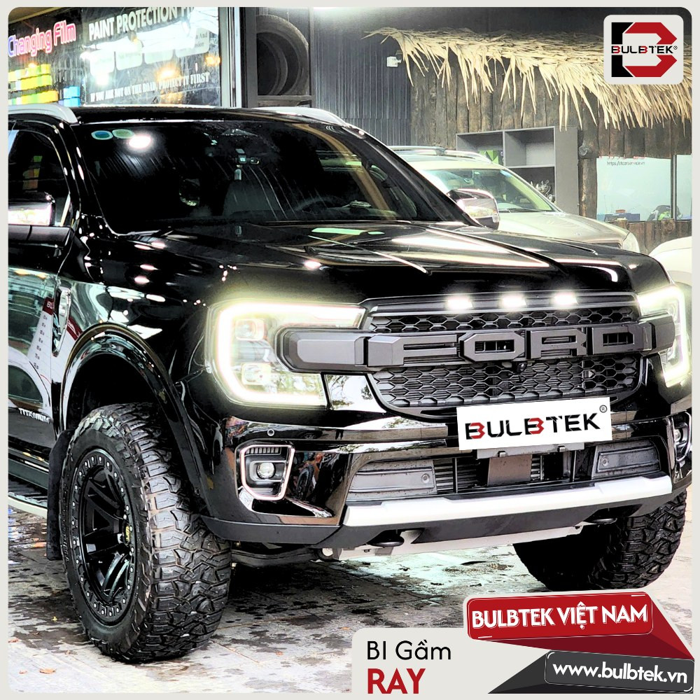 Ford Ranger (Next-Gen Ranger) lắp bi gầm Ray Bulbtek
