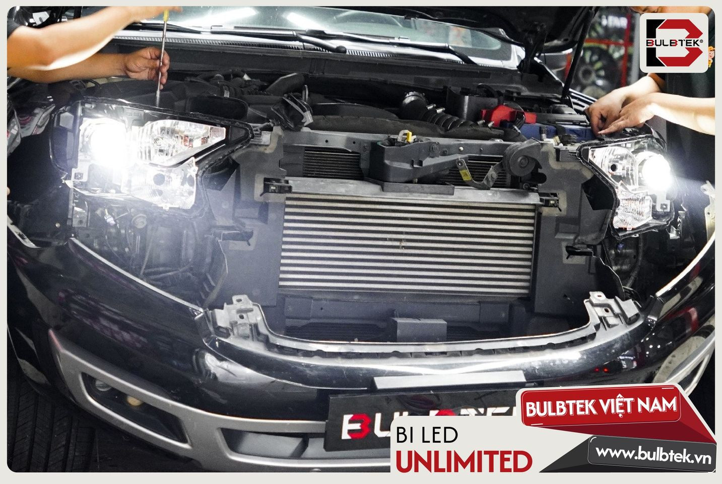 Ford Ecosport lắp đặt Bi LED Unlimited Bulbtek
