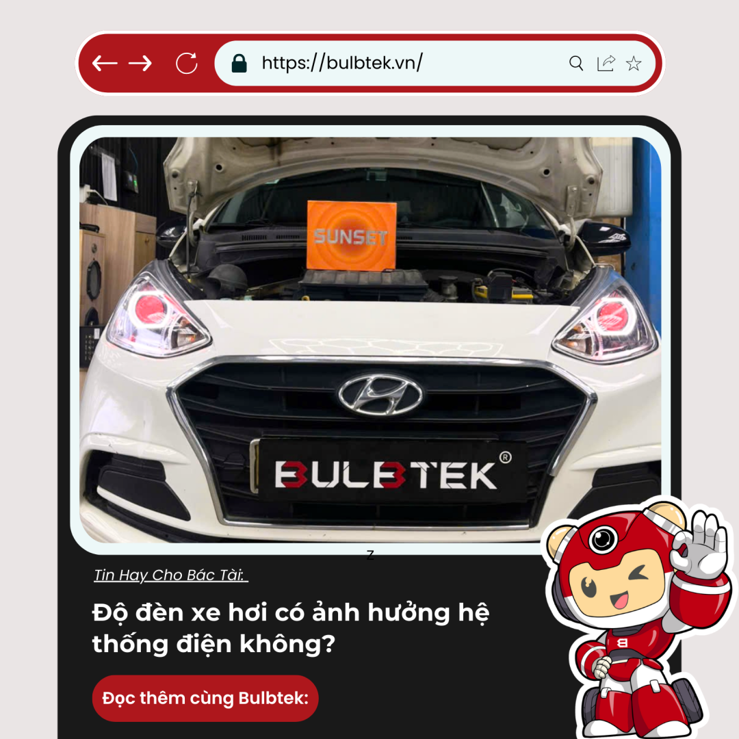 Độ đèn xe hơi có ảnh hưởng hệ thống điện không?