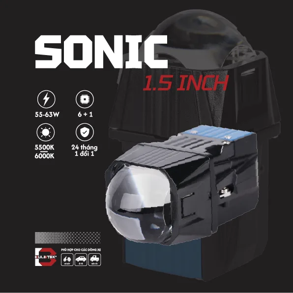 Bi LED ô tô Sonic 1.5 Square Bulbtek