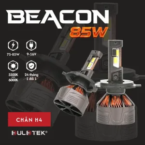 Bóng LED ô tô 85W chân H4 Beacon