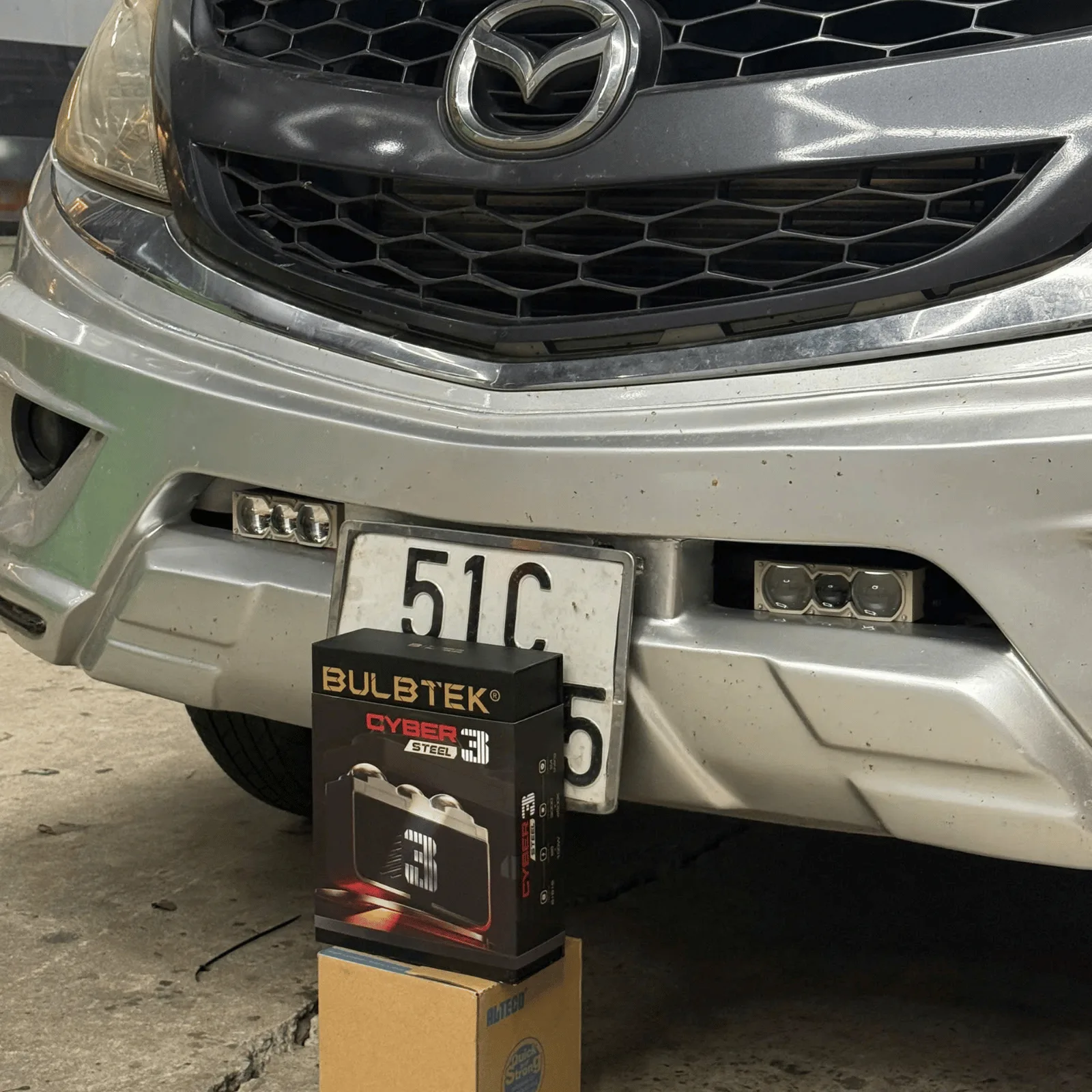 Mazda BT50 lắp đặt Cyber 3 Steel