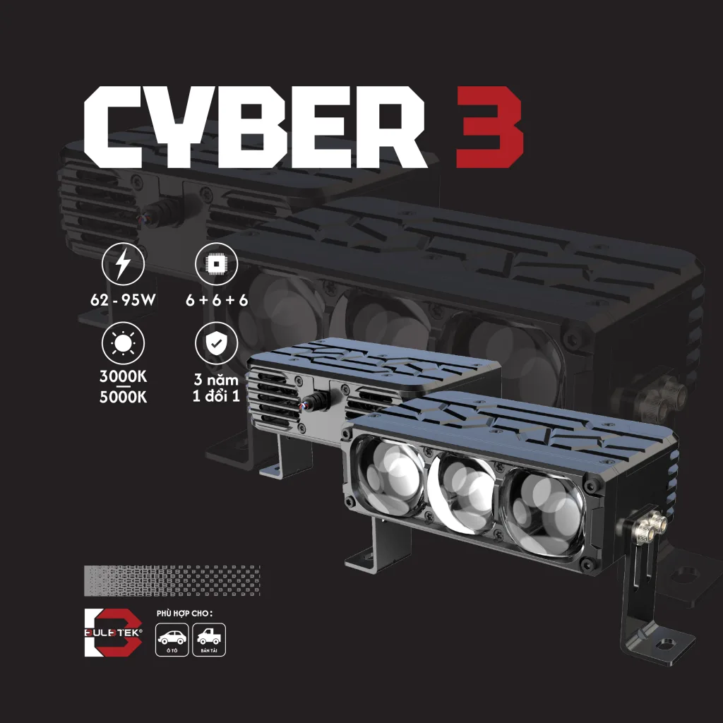 ĐÈN TRỢ SÁNG CYBER 3 BULBTEK