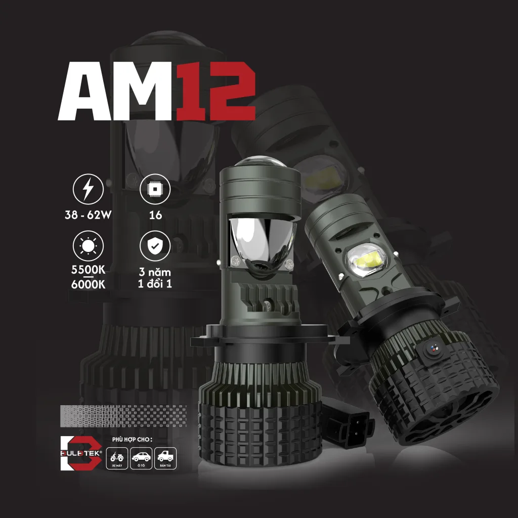 BÓNG LED Ô TÔ B-MINI AM12 BULBTEK